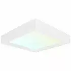Luxrite 4 Inch Square LED Flush Mount 10W 3 Color Selectable Dimmable