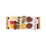 SOGA Electric Ceramic BBQ Grill Non-Stick Surface