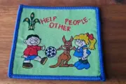 Help Orher People Joey Scout Badge Green