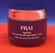 Ageless by Prai Throat & Decolletage Night Cream 118ml - Larger Tube SEALED