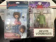 NECA Bob Ross Peapod The Joy of Painting Jason Vorhees Toony Terrors Bundle Toy