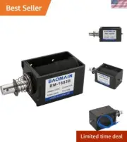 Electromagnet Solenoid 20mm Open Frame Linear Actuator BM-1683B Pull Push Typ...