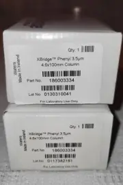 Waters XBridge BEH Phenyl 3.5um HPLC Column 4.6 x 100 mm PN# 186003334
