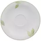 Villeroy & and Boch GREEN GARLAND saucer for large breakfast cup NEW NWL