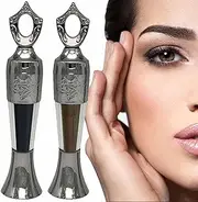 Sheida Kohl Powder Eyeliner - Natural Long-Wearing Smudge-Proof Eye Liner for Women's Makeup (Black+Brown)