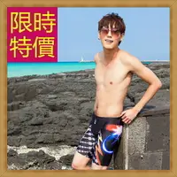 在飛比找樂天市場購物網優惠-泳褲男平口褲-夏季游泳運動流線設計男四角褲56d95【獨家進