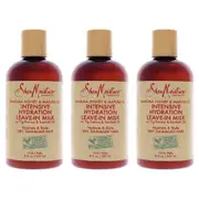 Shea Moisture Manuka Honey and Mafura Oil Intensive Hydration Leave-In Milk by Shea Moisture for Unisex - 8 oz Cream - Pack of 3