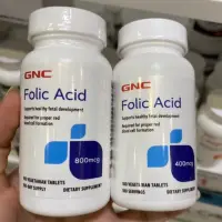 在飛比找蝦皮購物優惠-【Star代購】 GNC Folic Acid 葉酸800 