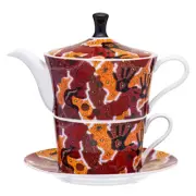 Ashdene Maarakool Art New Bone China 350ml Tea For One w/ 250ml Cup Native Title