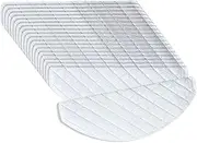 KBTBSCCPLG 150Pcs Disposable Mop Pads T8 T9 Vacuum Cleaner Mop Cloths Mopping Pads Spare Parts Compatible with Ecovacs Compatible with Deebot Compatible with Ozmo mop