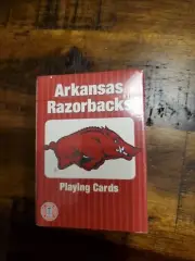 Arkansas Razorbacks Logo Playing Cards Deck Collegiate Licensed NEW