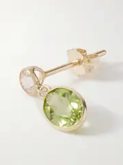 [Loren Stewart] Loren Stewart - Sunny 14-karat Gold, Diamond And Peridot Single Earring - One size One size Gold