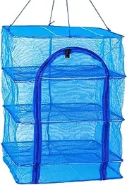 Herbb Drying Rack with Zipper | Hanging Mesh Net | Food Drying Fish Net | Hanging Basket Dryer Net | Mesh Hanging Herbb Dryer Rack for Seeds, Buds, Fruits, Vegetables, Herbbs