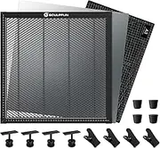 Mingzhe H3 400x400mm Laser Cutting Honeycomb Panel Workbench Suitable for Diode CO2 Laser Engraving Machine Professional Metal Clamps Easy to Observe Desktop Protection for Carving
