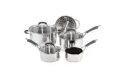 RACO Reliance Stainless Steel/Nonstick Induction 5 Piece Cookware Set