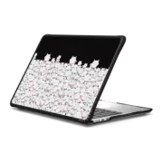 MacBook Air 13-inch (M2 - M4) Impact Case FIND THE PANDA CAT BLACK
