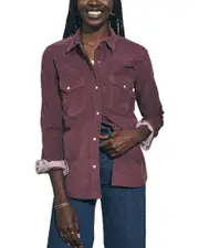 Faherty Stretch Cord Western Shirt