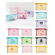 Sanrio - Sanrio Characters PVC Transparent Makeup Pouch Pompompurin (22 x 10 x 15cm)