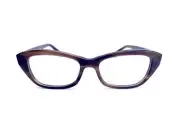 New Barton Perreira Brown Matte Cat Eye Eyeglasses MTT Dreamgirl 49 17 138