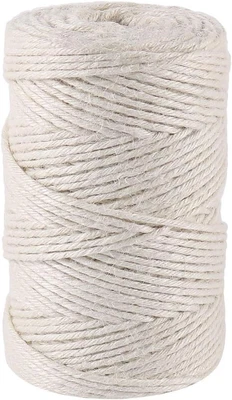 Tenn Well 3Mm Jute Twine, 328 Feet Thick Twine String for Crafting, Gift Wrappin