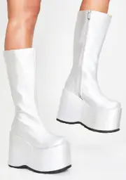 [Ellie Shoes] Arctic Rave Venom Platform Boots