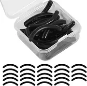 Eyelashes Curlers Refill Pads, 30Pcs Eyelash Curler Refill Eyelash Curler Pad Silicone Rubber Curler Replacement Refill Pad,Lash Curling Clip Cushion for Women,Black