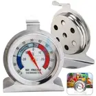 Stainless Refrigerator Thermometer Freezer Temperature Gauge Mini Thermometnle-