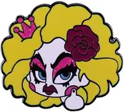 [Pinstant] Lil Poundcake Drag LGBTQ TV Show 1.25" Enamel Pin Badge, 1.25 Inches, Enamel, enamel