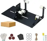 19 Pcs Glass Bottle Cutter Cutting Tool Kit,Fixm Square & Round Bottle Cutting Machine,DIY Glass Cutter for Bottles with Adjustable Width,Square and Round Wine Beer Glass Sculpture Cutter