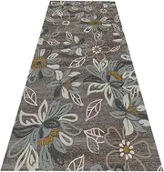 Floral Runner Rugs Non Slip Hallway Entry Carpet Polypropylene Indoor Area Rug Washable Runner Mat Floor Runner Rug for Entryway Kitchen Living Room Bedroom (Size : 120x280cm)