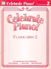 Celebrate Piano Flashcards 2 Albergo Octave Interval Eighth Note Key Signatures