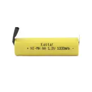 1 x Kastar Shaver Battery AA 1.2V 1000mAh Fit Braun Norelco Remington