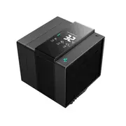 DeepCool ASSASSIN IV VC VISION DIGITAL Air Cooler, TDP 300W, Quad-Segmented Dashboard Display, Silent 3-phase 6-slot 4-pole fan