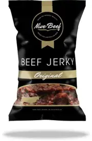 4 x Nive Beef Jerky ORIGINAL 50g GRASS FED - NO ADDED HORMONES