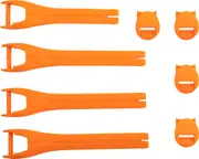 [Moose Offroad] Moose Racing Qualifier, straps , color: Orange , size: 7-9