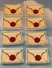Planar resin pack flatback acrylic X 8 potter magic letter