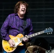 Gary Moore performing live on stage at High Voltage on July 24 201 - Old Photo 4