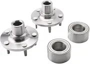 HLBTK Front Wheel Hub and Bearing Compatible with Ford Focus 2012-2018 / C-Max 2013-2018 Replaces# NT510110 WH188 HUB81 Pack of 2