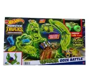 Hot Wheels Monster Trucks Arena Smashers GUNKSTER OOZE BATTLE 4+ NEW