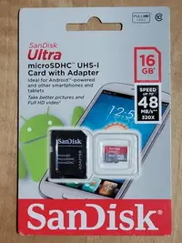 在飛比找Yahoo!奇摩拍賣優惠-衣比依小舖~~公司貨未拆封 絕對正品，SanDisk Ult