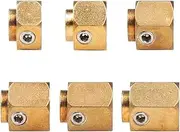 Modification Accessories 4Pcs 12MM Heavier Brass Hex Hub Adapter for Traxxas TRX4 TRX6 1/10 RC Crawler(6mm)