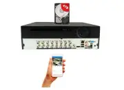 16 Channel h.265 DVR with 4TB Hard Drive CCTV Security Surveillance Recorder