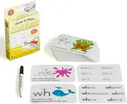 Learning Can Be Fun Write and Wipe Blend Consonants Flash Cards with Marker