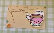 Needleminder Needle Minder tea positivity cross stitch you can do it