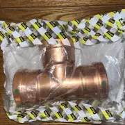 Viega 20693 3" x 3" x 3" ProPress XL-C Copper Tee, Press Connection
