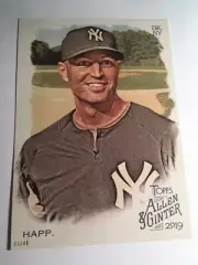 2019 Topps Allen & Ginter Jumbo 5x7 J.A. Happ Yankees 299 05/49