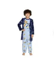 Bluey Character Boys 3-Piece Robe & Pajama Set (2T)
