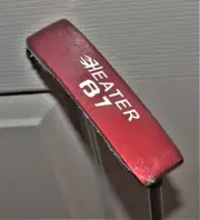 Heater B-7 Blade Style Putter - Matte Red Finish - Club Head Only - NEW B7