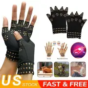 Copper Arthritis Gloves Compression Hand Support Carpel Tunnel Joint Pain Relief