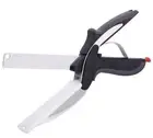 Clever Cutter 2-in-1 Knife & Cutting Board Kitchen Scissors Chop/Slicer Cutter
